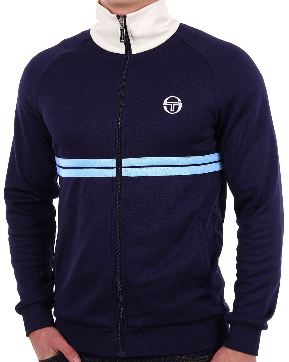 Sergio Tacchini Dallas Trainingsoberteil Navy Sky Gardenia
