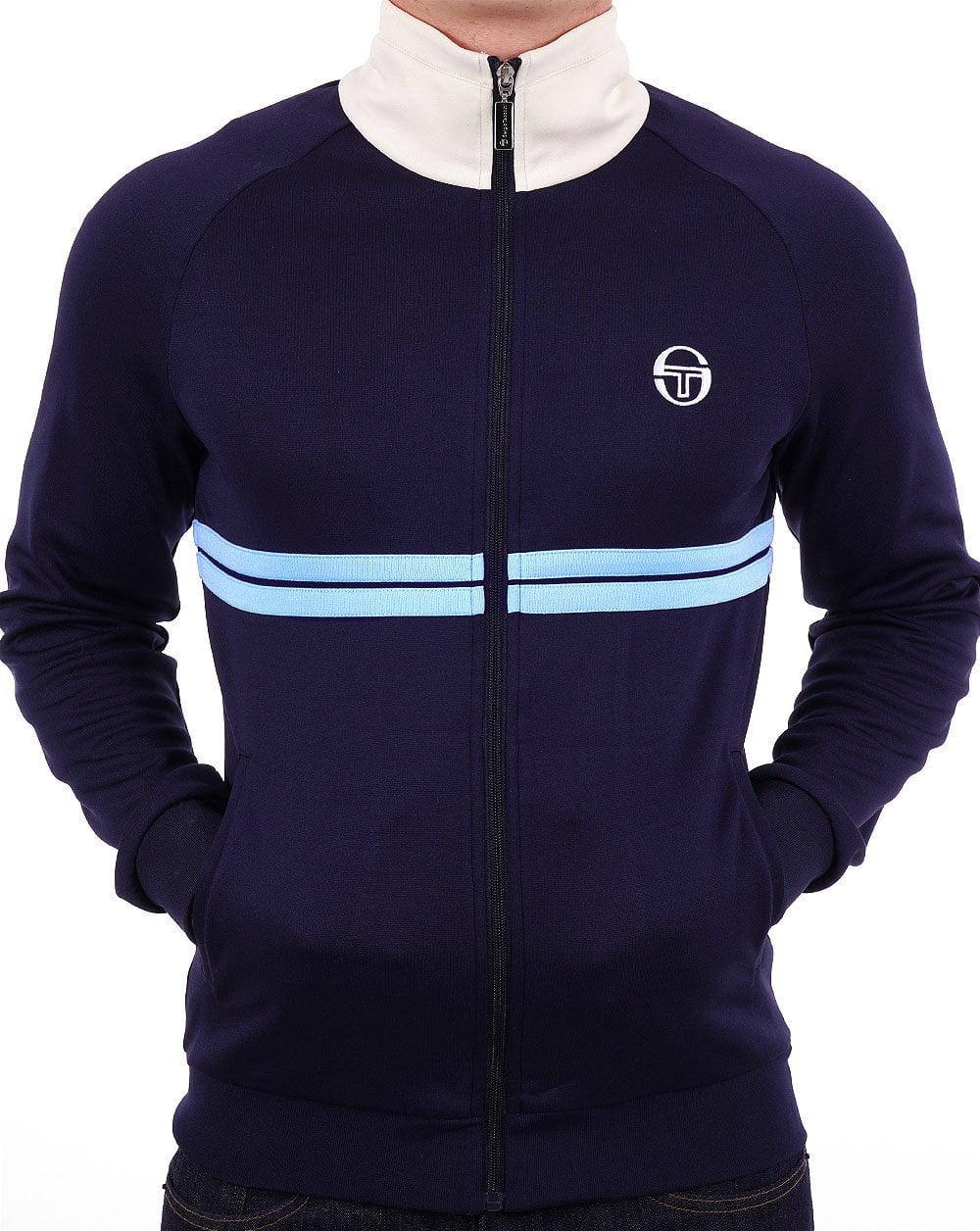 Sergio Tacchini Dallas Trainingsoberteil Navy Sky Gardenia
