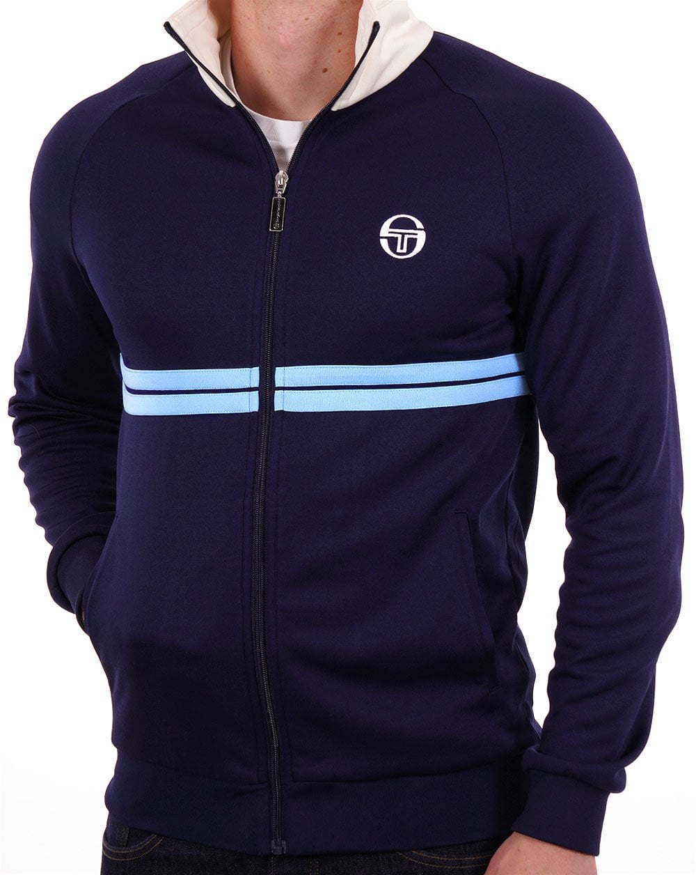 Sergio Tacchini Dallas Trainingsoberteil Navy Sky Gardenia