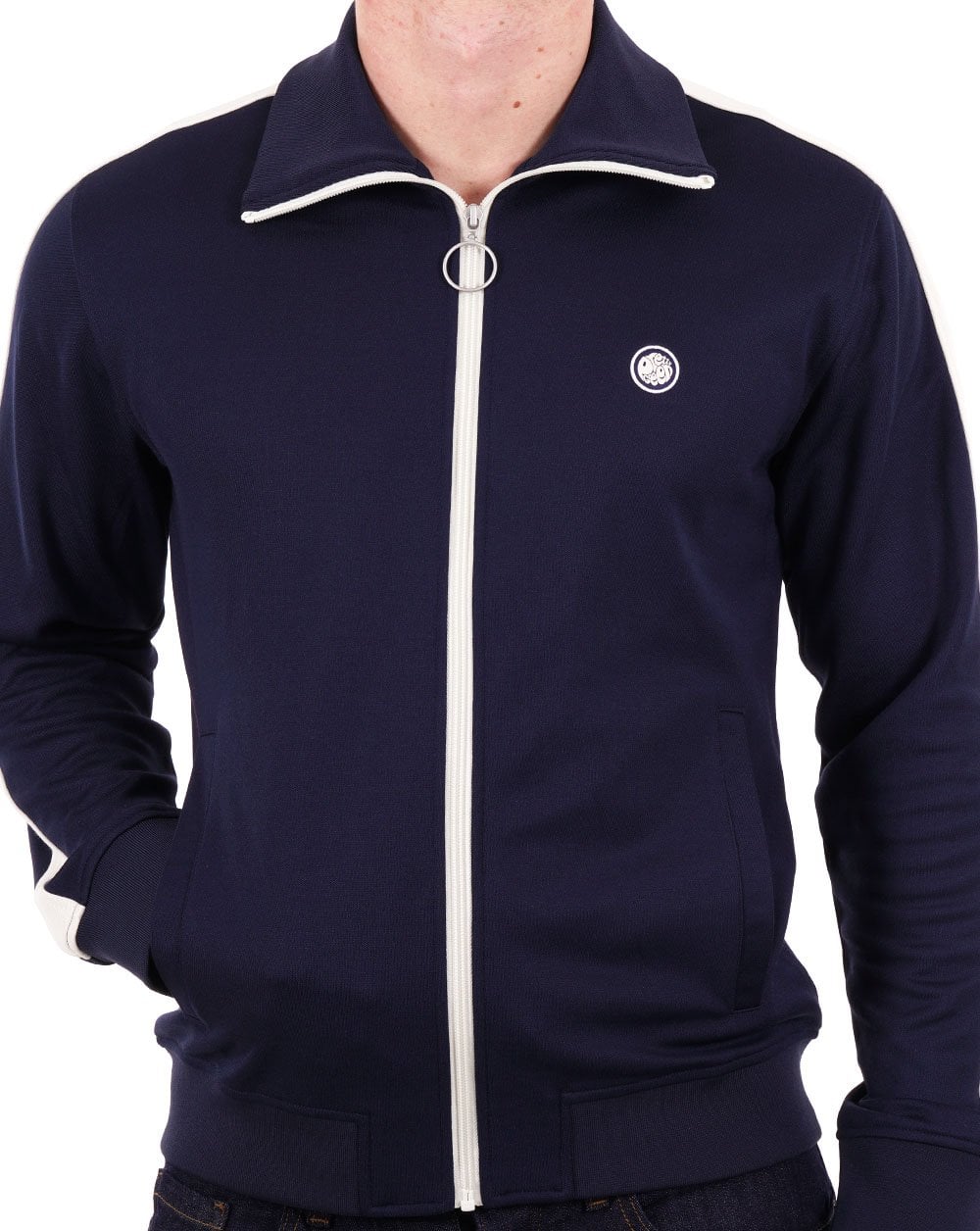 Pretty Green – Carter Trainingsjacke, Marineblau