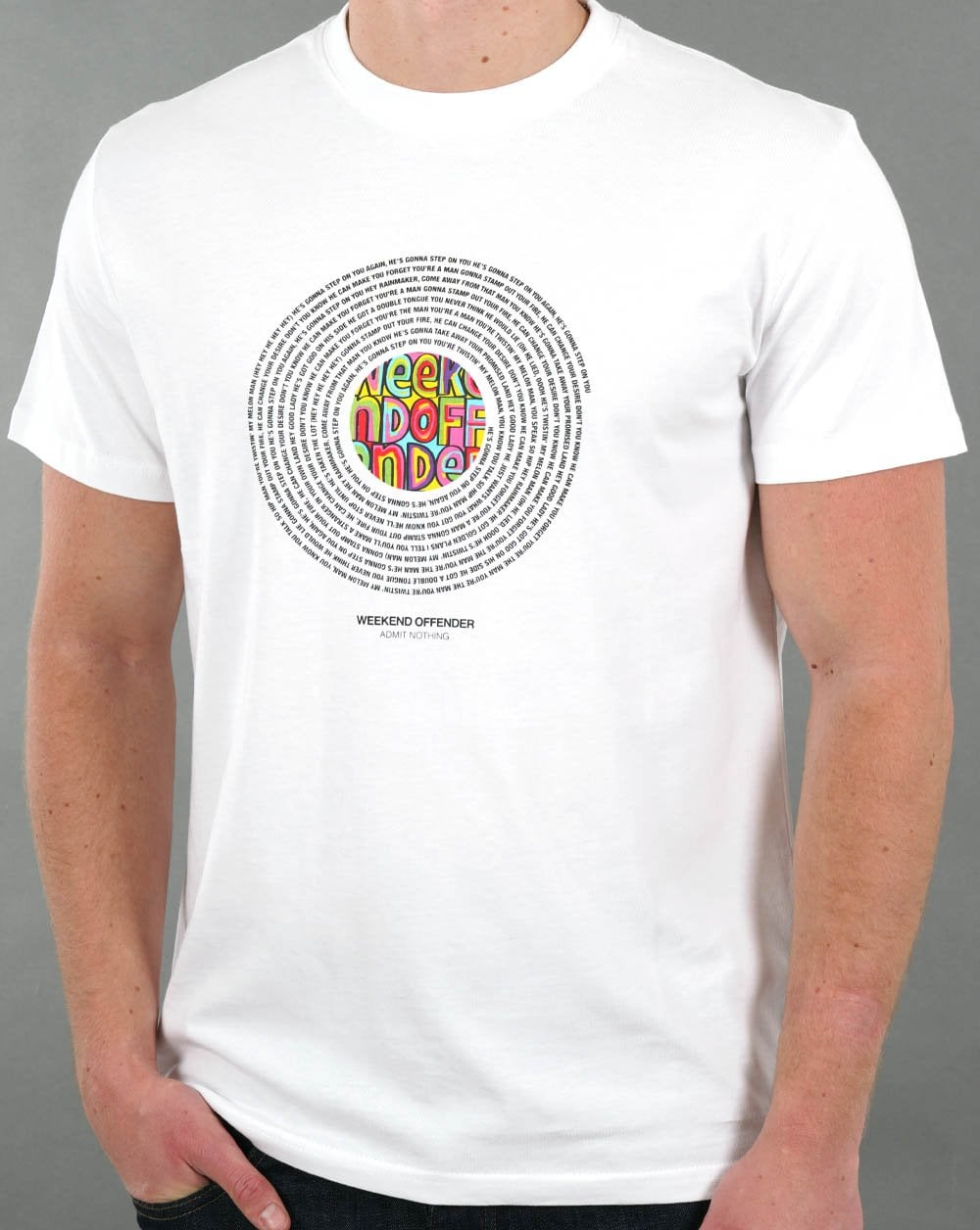 Weekend Offender Melonen T-Shirt Weiß
