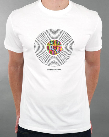 Weekend Offender Melonen T-Shirt Weiß