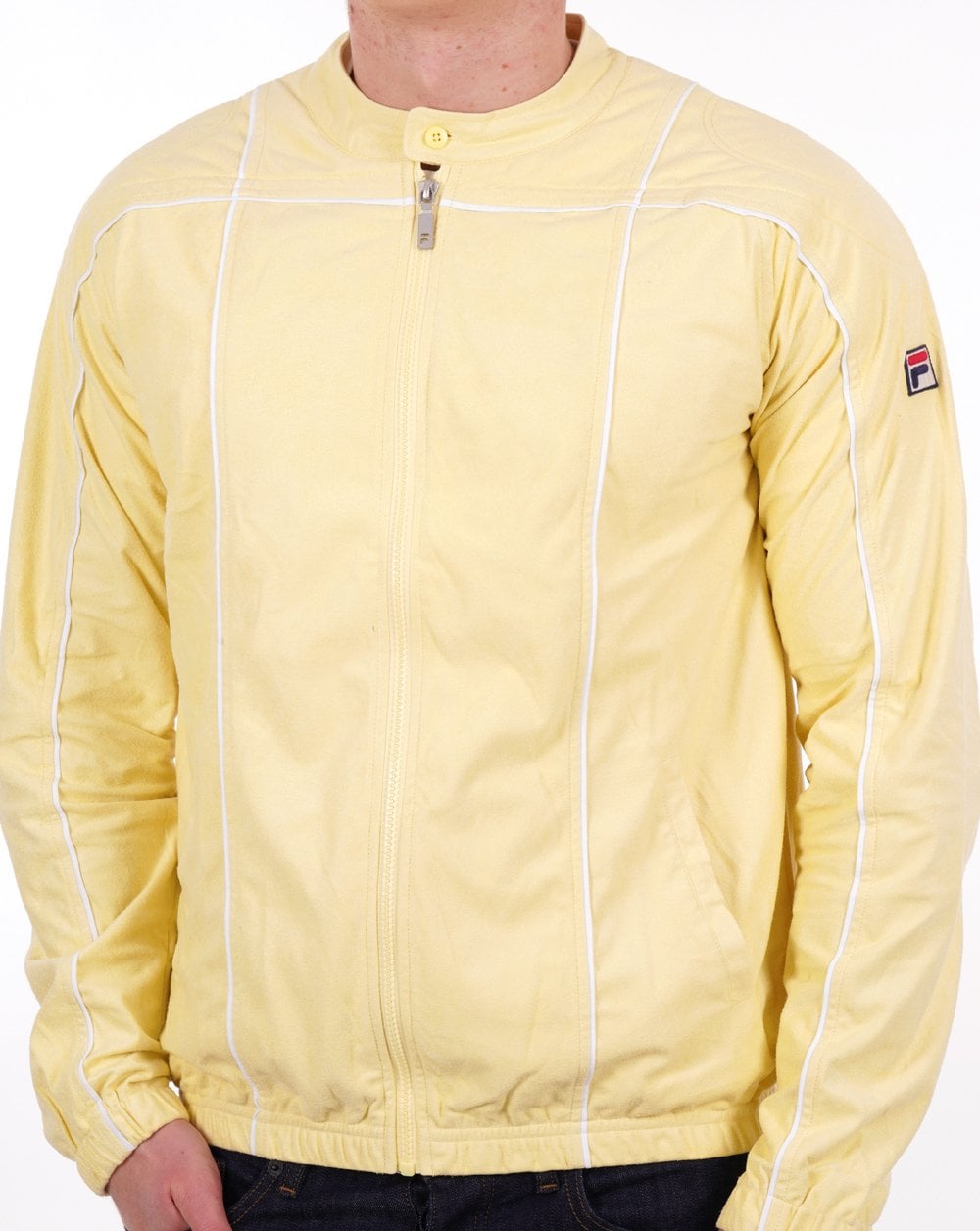 Fila Vintage Terrinda Mk3 Trainingsjacke in Zitronengelb