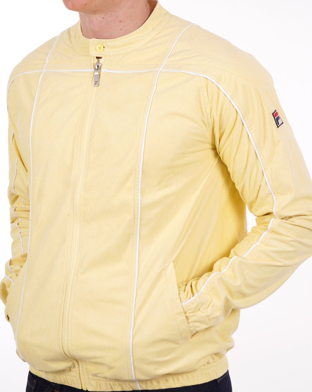 Fila Vintage Terrinda Mk3 Track Top Lemon