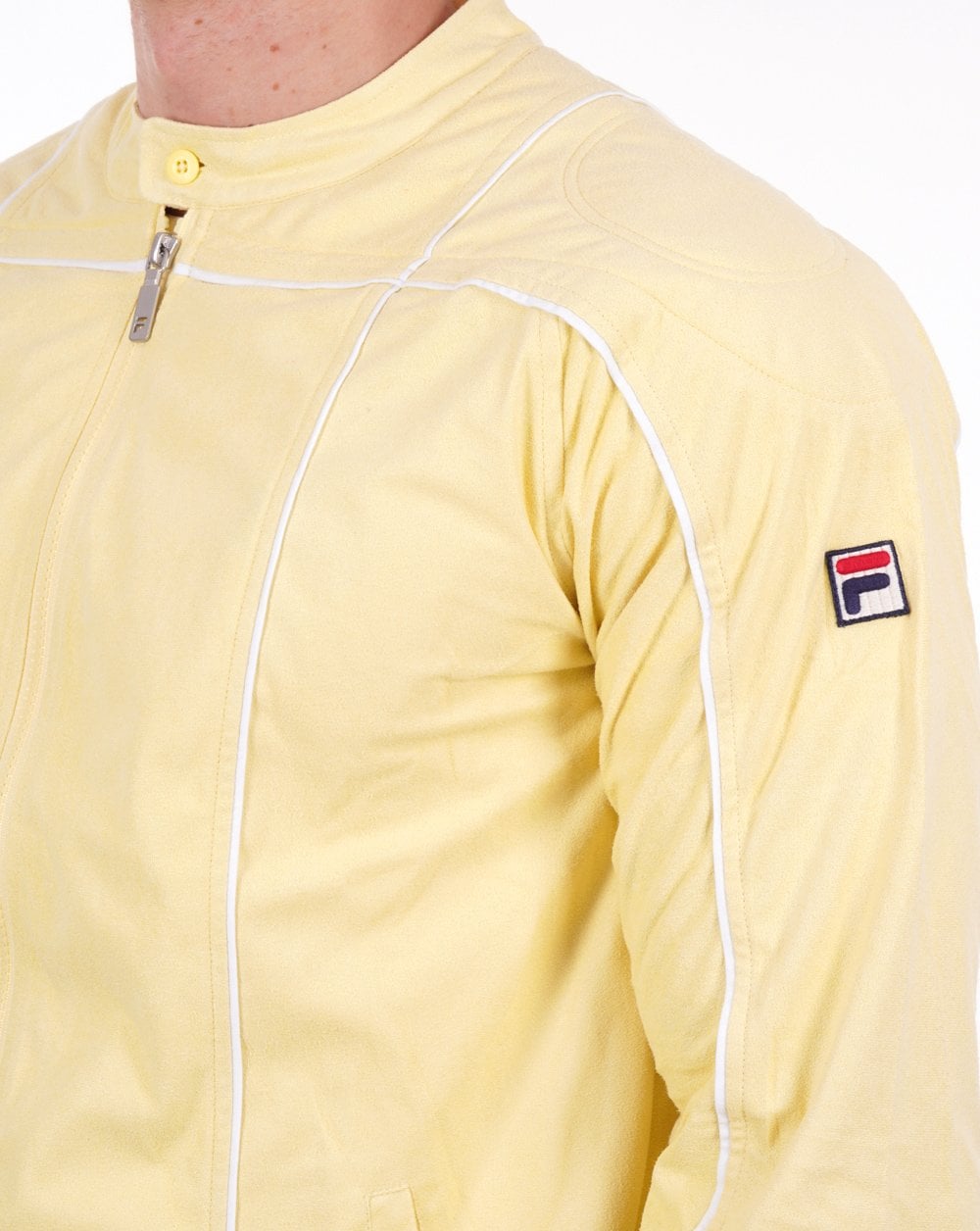 Fila Vintage Terrinda Mk3 Trainingsjacke in Zitronengelb