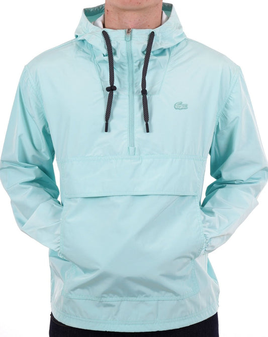 Lacoste Lacoste – Kapuzenjacke mit Viertelreißverschluss, Pastille Mint