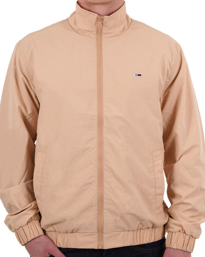 Tommy Jeans Essential Flag Jacke Sand