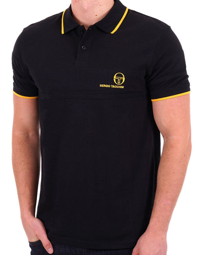 Sergio Tacchini YL Poloshirt Schwarz/Gold