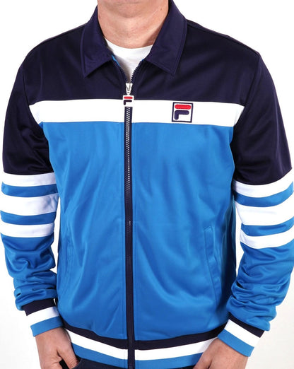 Fila Vintage Vilas Trainingsjacke Blau Marine Weiß