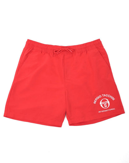 Sergio Tacchini Cambino Badeshorts Rot