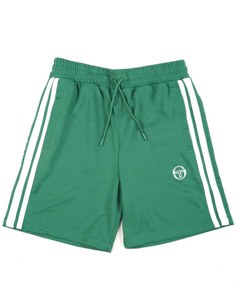 Sergio Tacchini Striped Casual Shorts Green/White