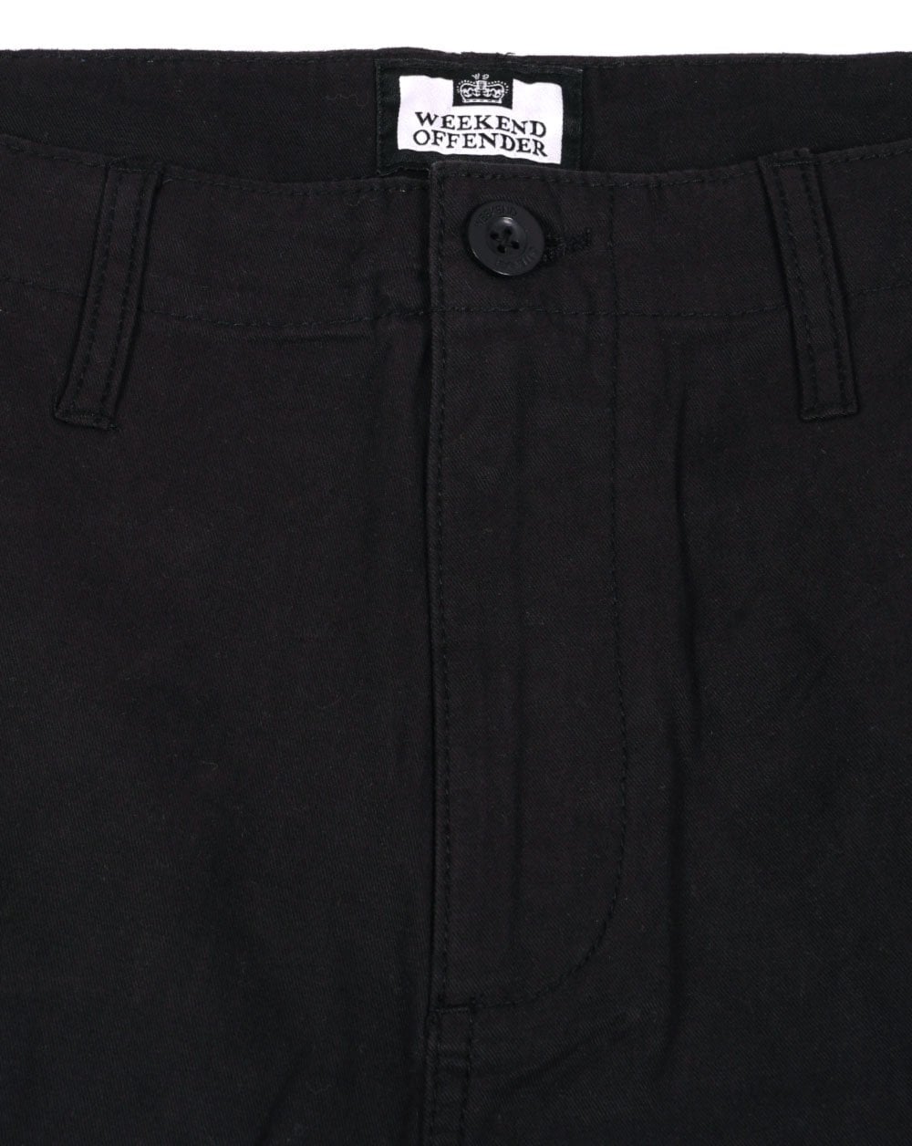 Weekend Offender Cargo Short Black