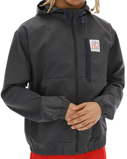 Fila White Rock Zane Windjacke Ebenholz