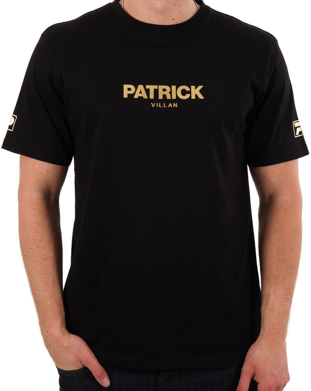 Patrick Villan T-Shirt Schwarz/Gold