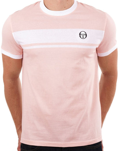 Sergio Tacchini Masters T-Shirt Rosa/Weiß