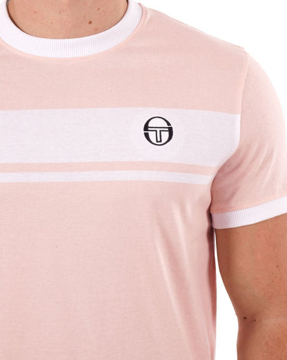 Sergio Tacchini Masters T-Shirt Rosa/Weiß