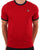 Fila Vintage Ringer T Shirt Dark Red/Navy