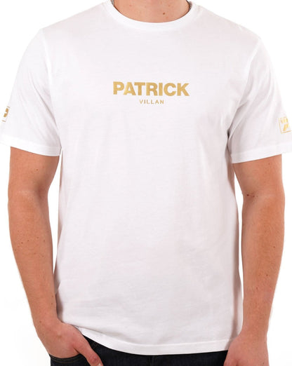 Patrick Villan T-Shirt Weiß/Gold