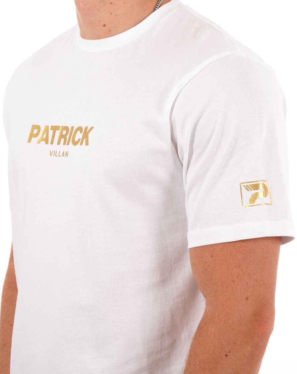 Patrick Villan T-Shirt Weiß/Gold