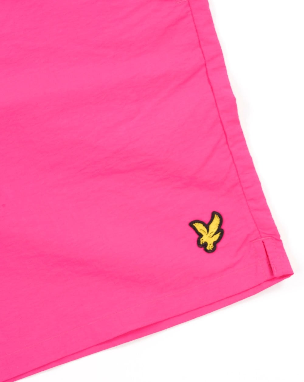 Lyle &amp; Scott Logo-Badeshorts in Pink Scorch