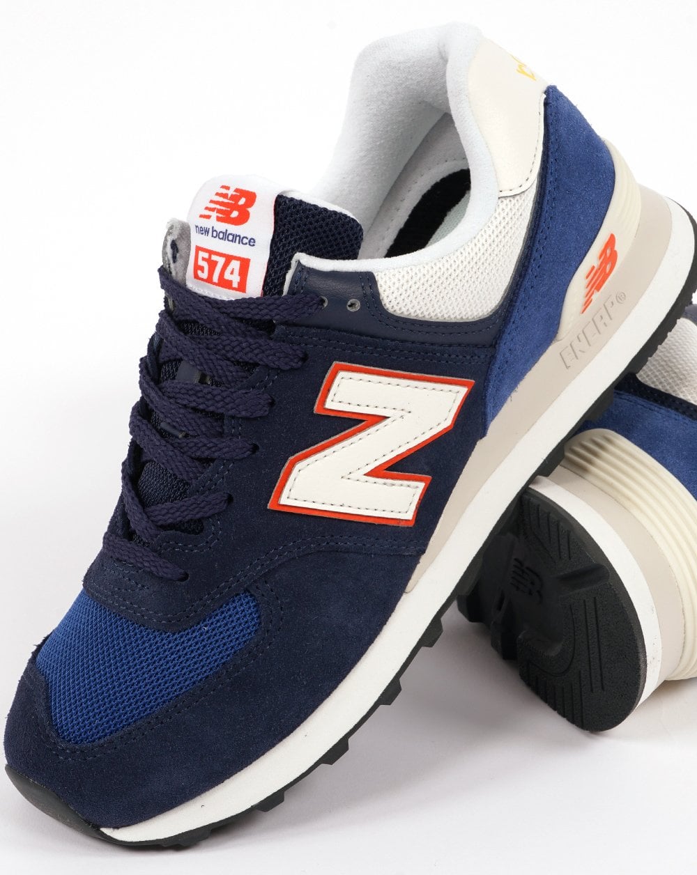 New Balance 574 Trainer Marineblau/Blau