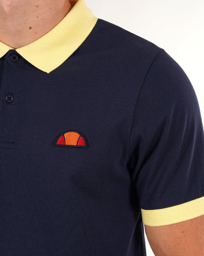 Ellesse Lessepsia Poloshirt Marineblau/Gelb