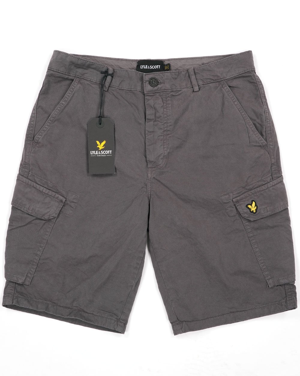 Lyle &amp; Scott – Cargo-Shorts in Anthrazit