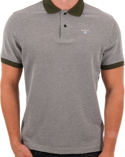 Barbour Sports Mix Polo Dunkeloliv