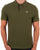 Barbour Tartan Pique Polo Dark Olive