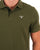 Barbour Tartan Pique Polo Dark Olive