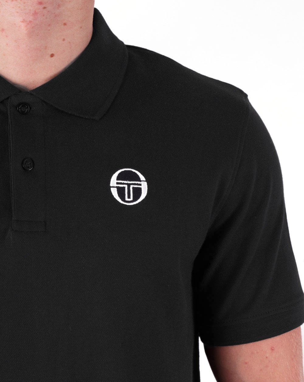 Sergio Tacchini Vitro Polo Shirt Black
