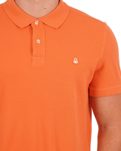 Benetton Poloshirt Orange