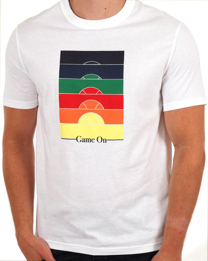 Benetton Tennis-T-Shirt Weiß