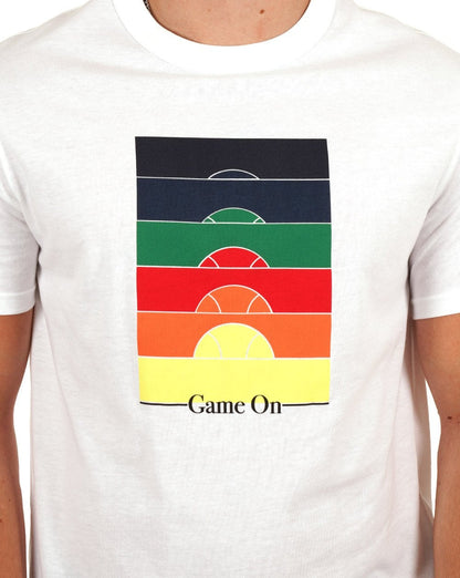 Benetton Tennis-T-Shirt Weiß