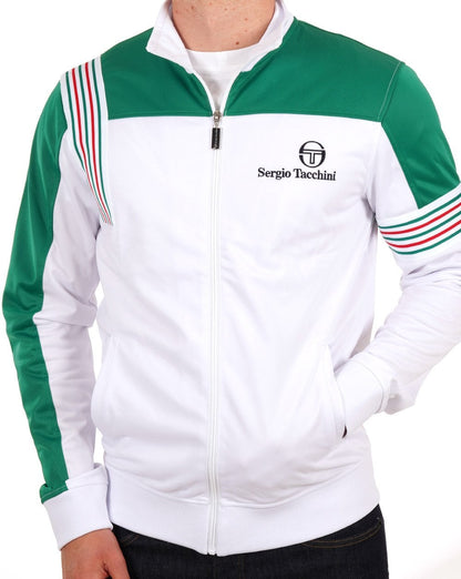 Sergio Tacchini Wilander Trainingsjacke Weiß/Grün