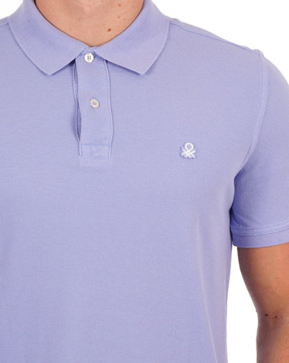 Benetton Poloshirt Flieder
