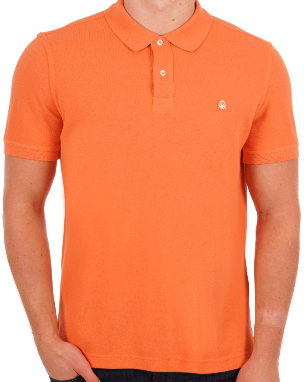 Benetton Poloshirt Orange