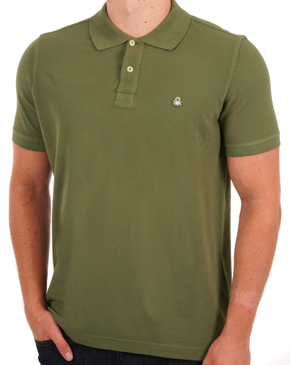 Benetton Poloshirt Khaki