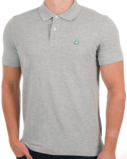 Benetton Poloshirt Grau