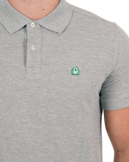 Benetton Poloshirt Grau