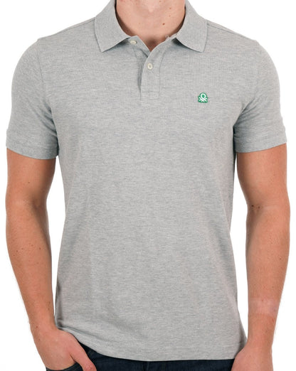 Benetton Poloshirt Grau