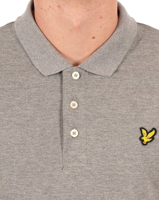 Lyle And Scott Lyle And Scott – Poloshirt in Mittelgrau meliert