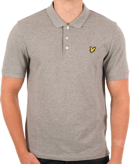 Lyle And Scott – Poloshirt in Mittelgrau meliert