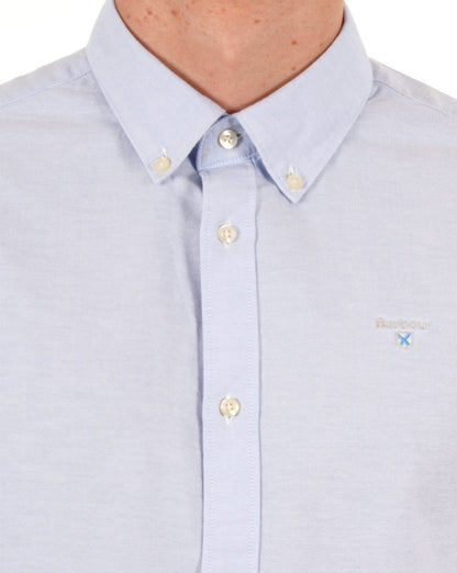 Barbour Oxtown Kurzarmhemd Himmelblau