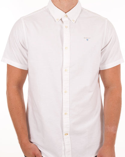 Barbour Oxtown Kurzarmhemd Weiß