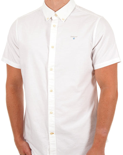 Barbour Oxtown Kurzarmhemd Weiß