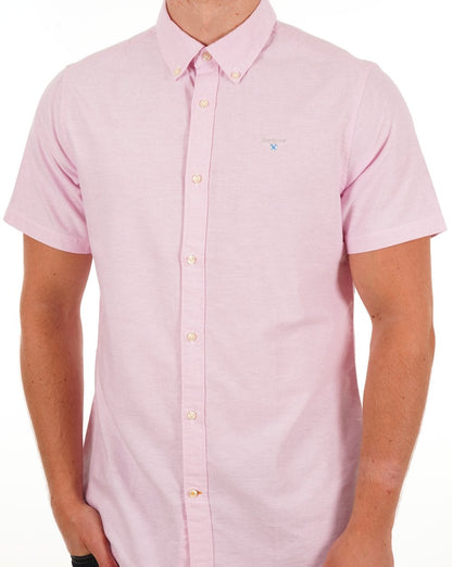 Barbour Oxtown Kurzarmhemd Rosa