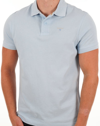 Barbour Sports Poloshirt Himmelblau