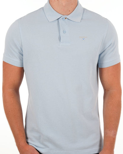 Barbour Sports Poloshirt Himmelblau