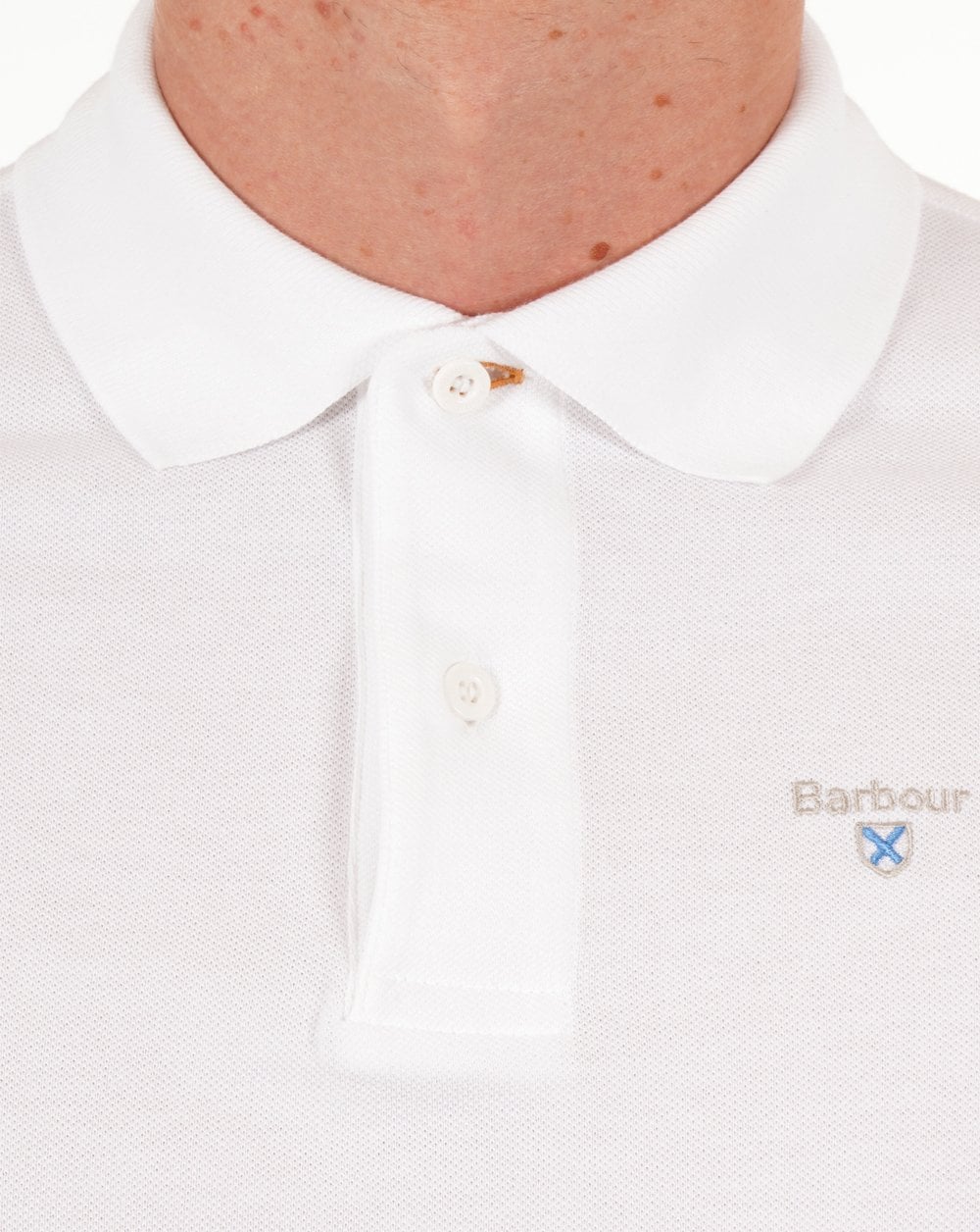 Barbour Sports Polo White